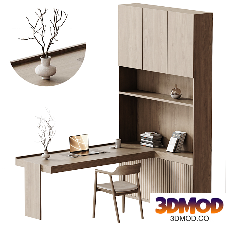 Workplace For Interior 07