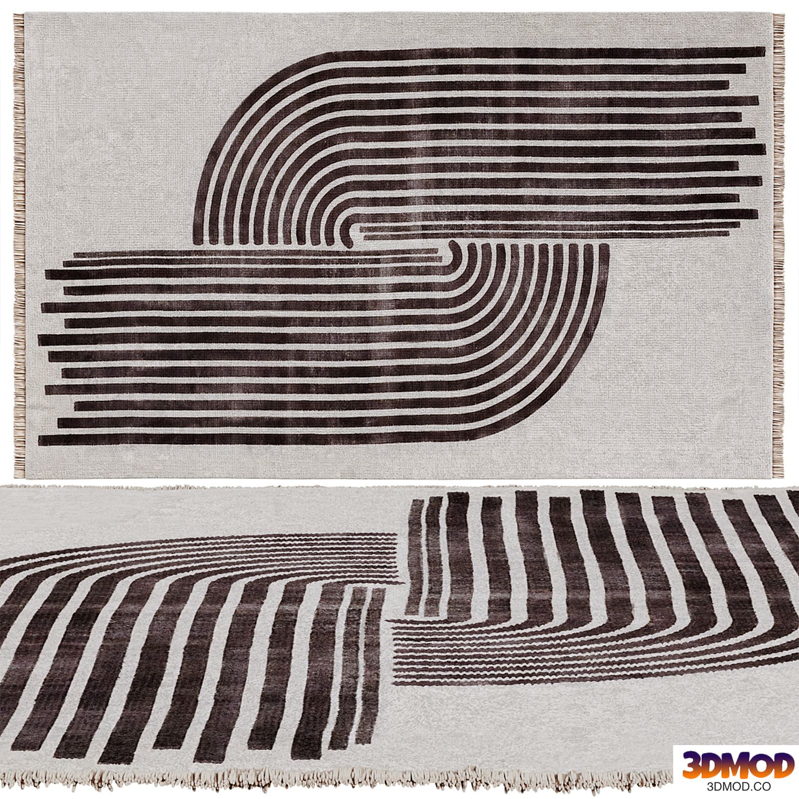Cornrows Rug