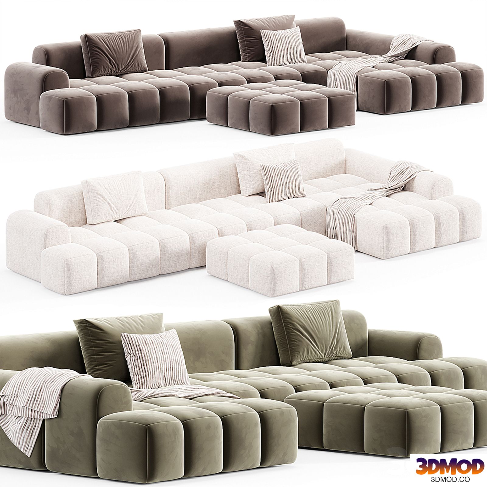 Extra Long Modern Sofa