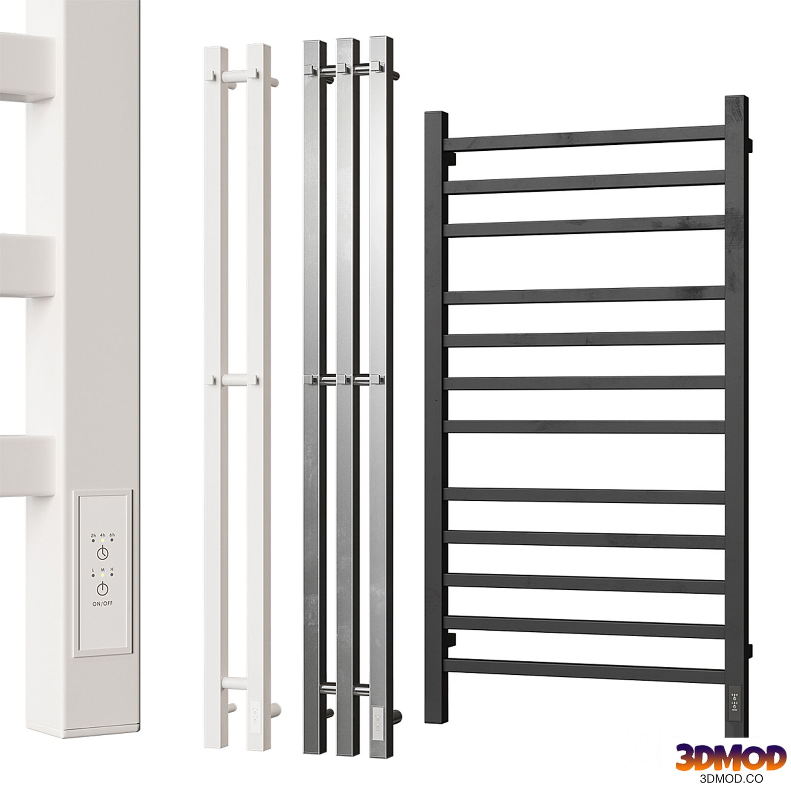Heated towel rail Point Hermes Vega