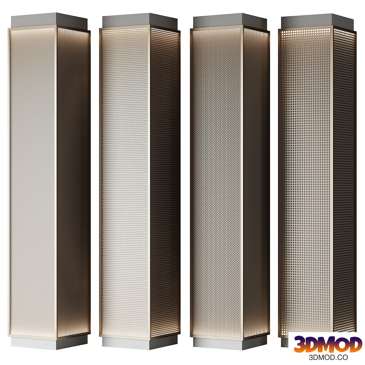 Metal columns with perforation No. 2