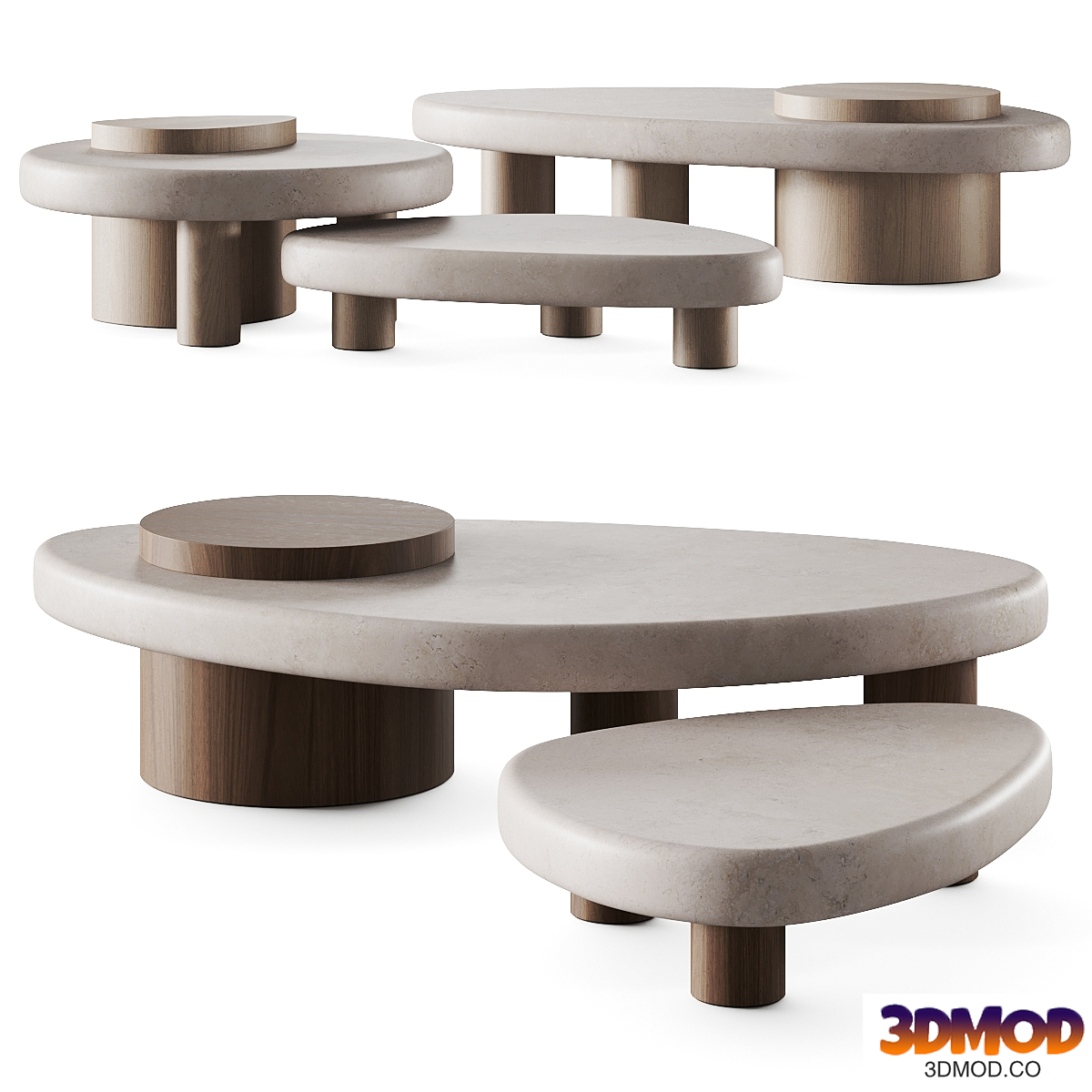 Trussardi Casa Larry Coffee Tables