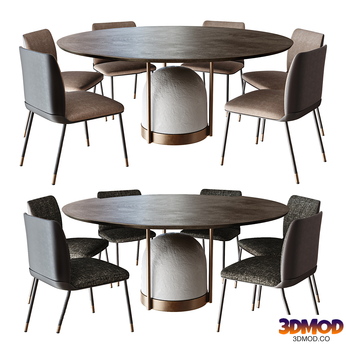 Cantori Arcano Table and Oasi chairs