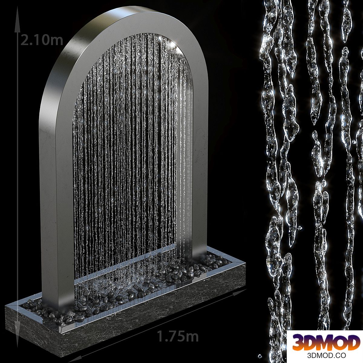 Waterfall fountains 010