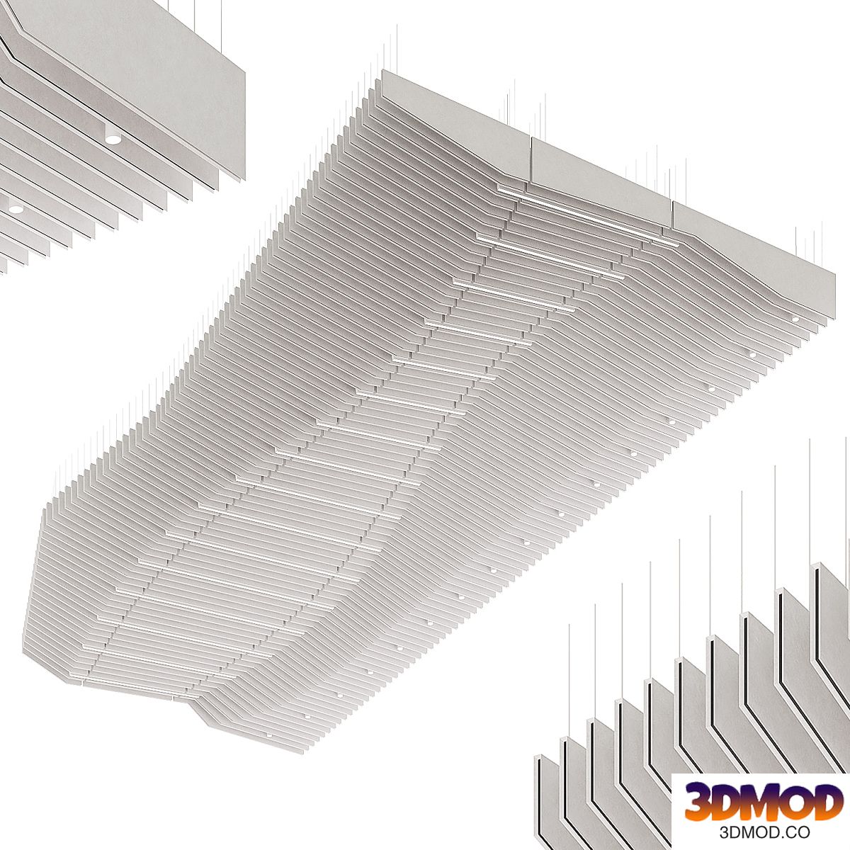 REVEAL CEILING BAFFLE acoustic ceiling