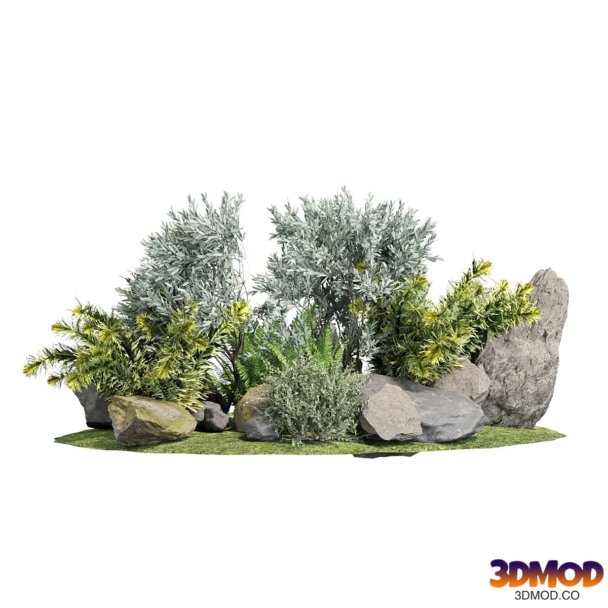 Stone + Bush Pack 25