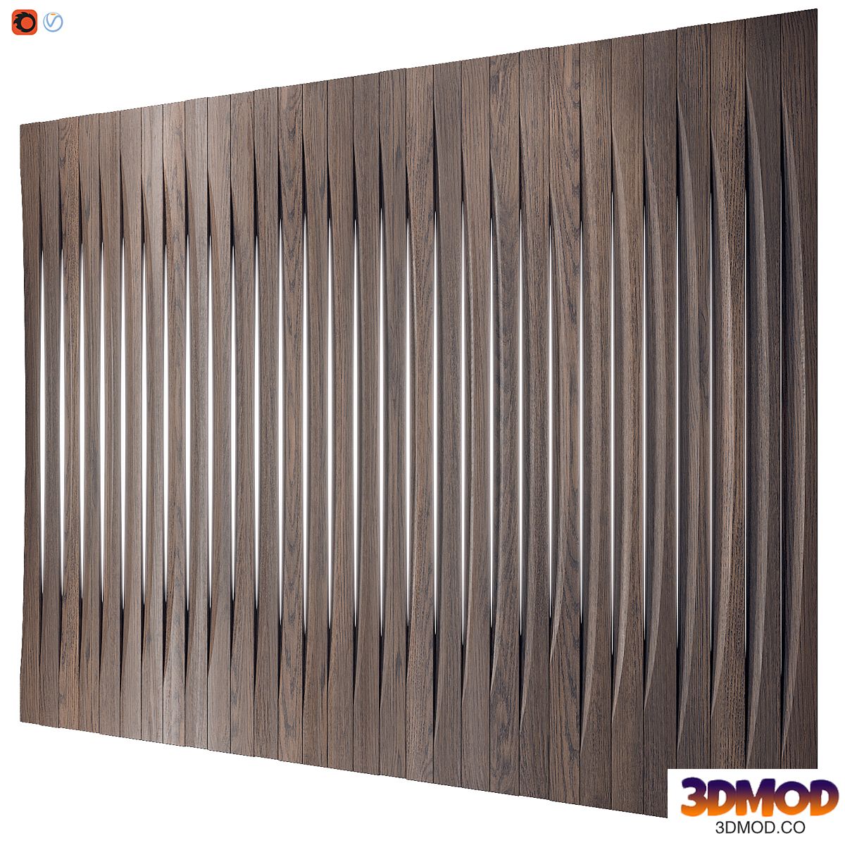 Wall Decor panel one-way illumination