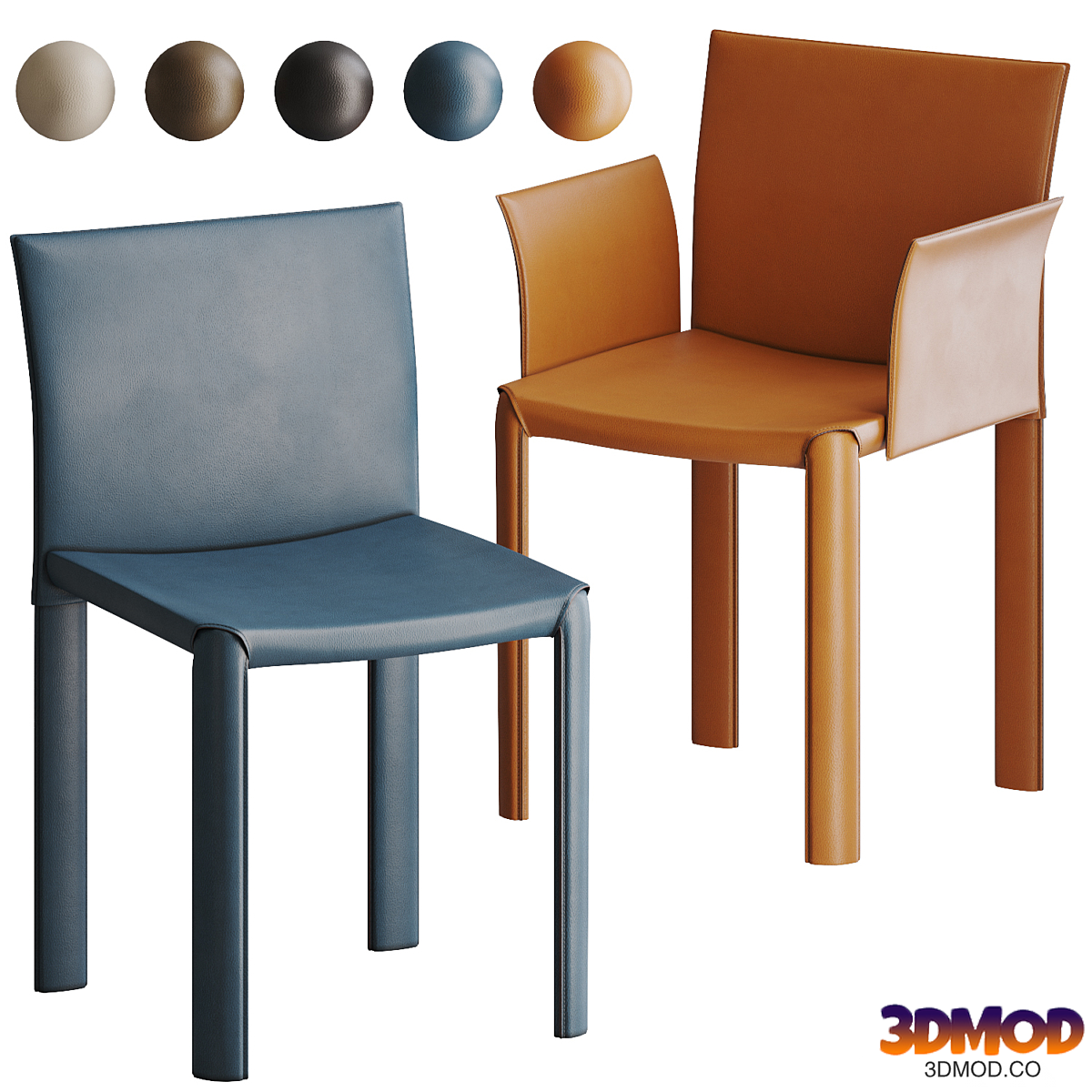 LERICI COLLI CASA Leather Chair
