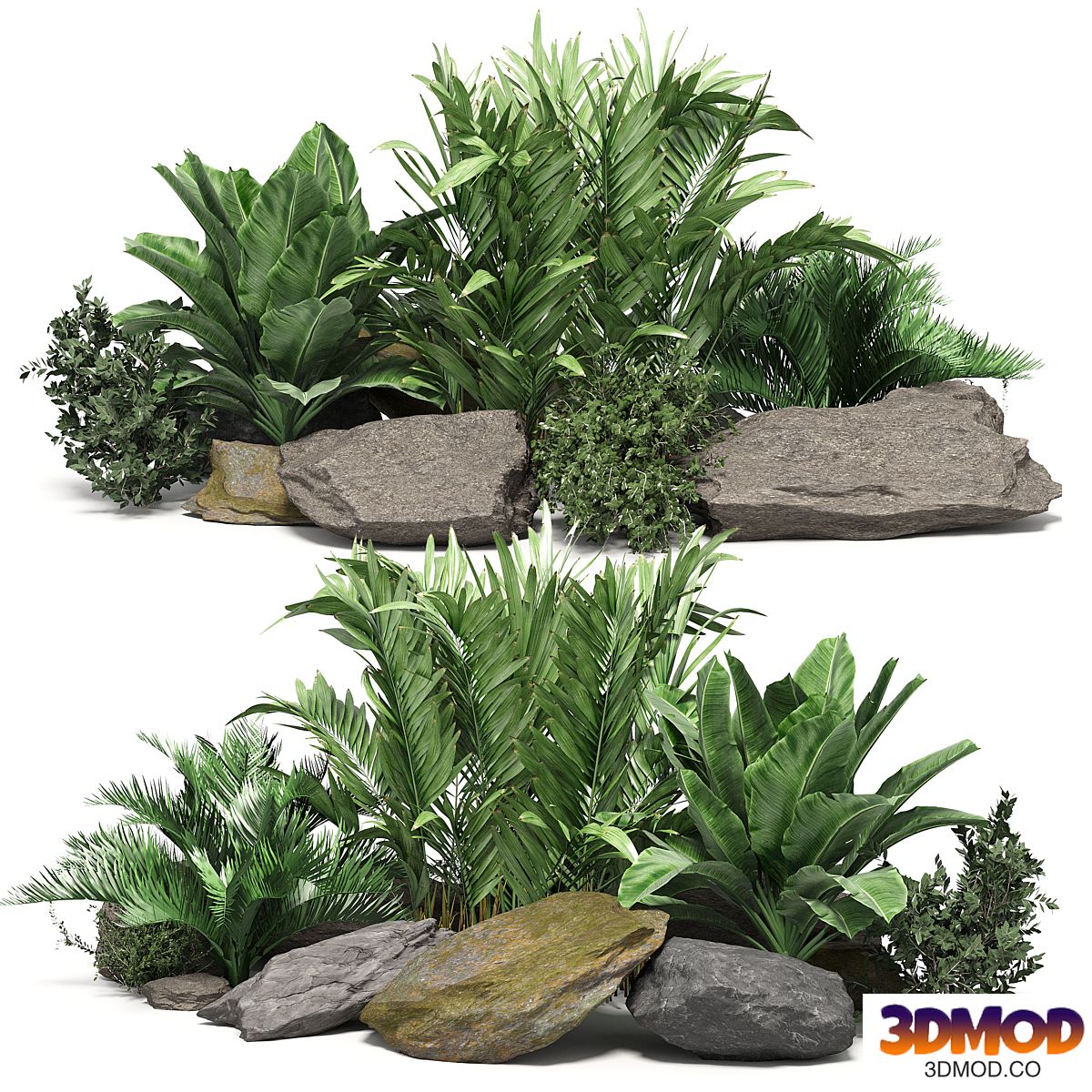 Stone + Bush Pack 14