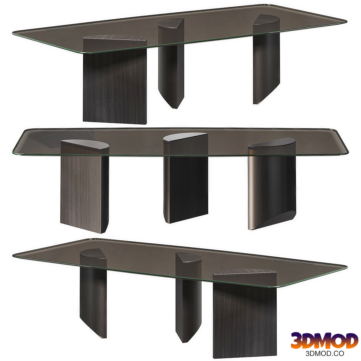 Wedge dining by Minotti