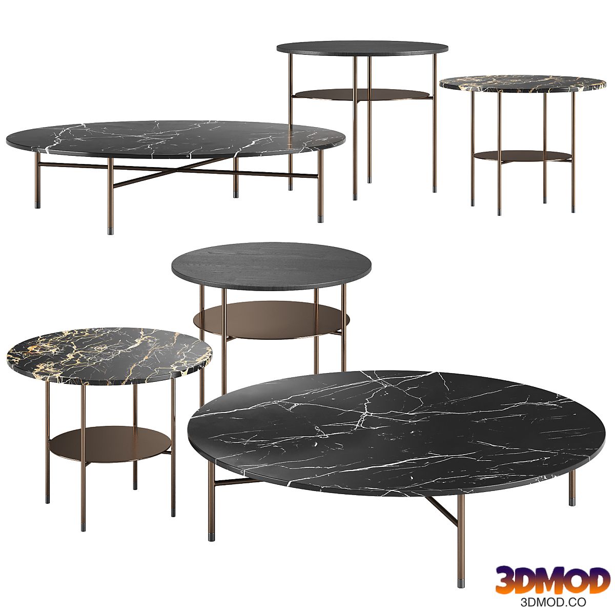 Lelong 23 Tables by Minotti