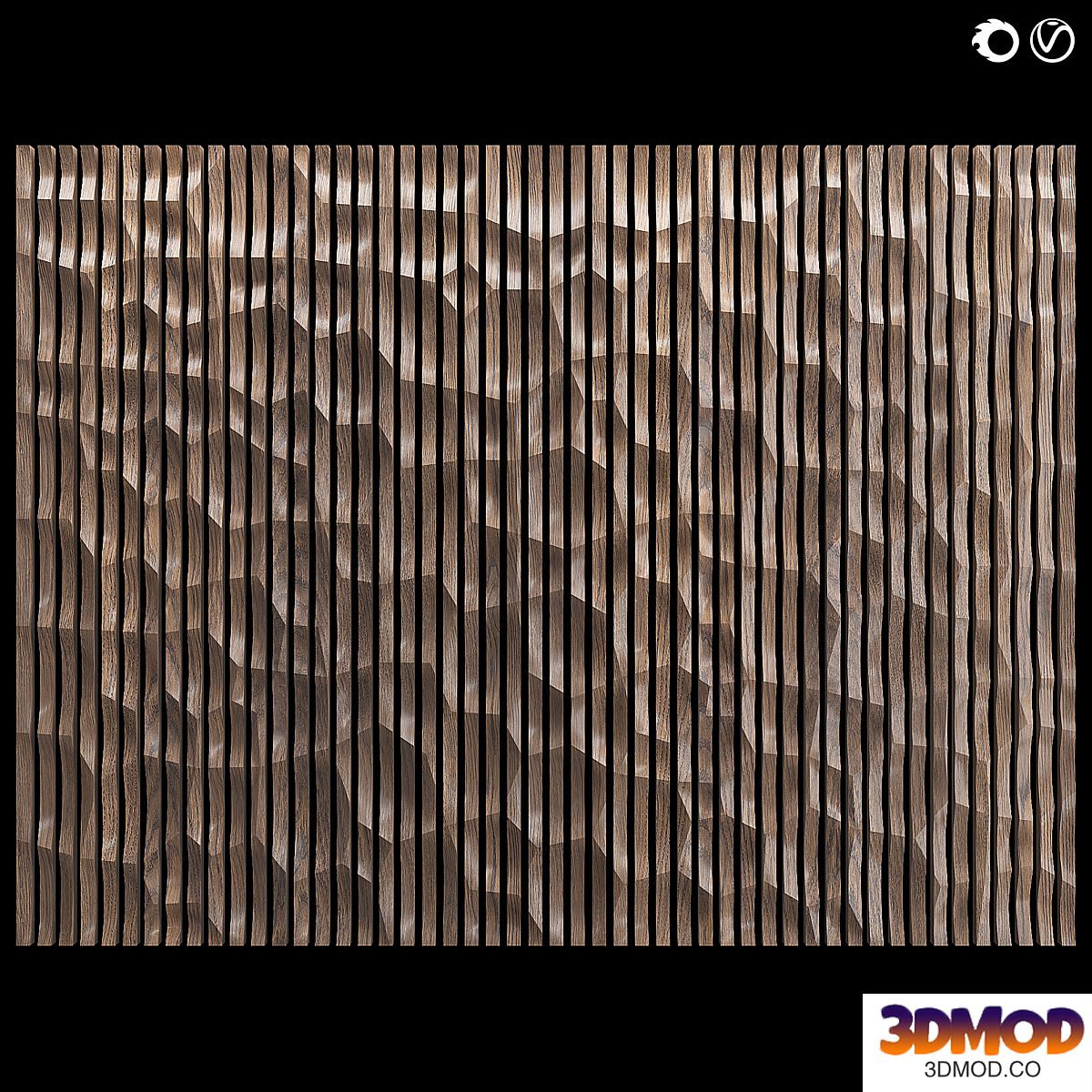 Decorative parametric wall panel 109