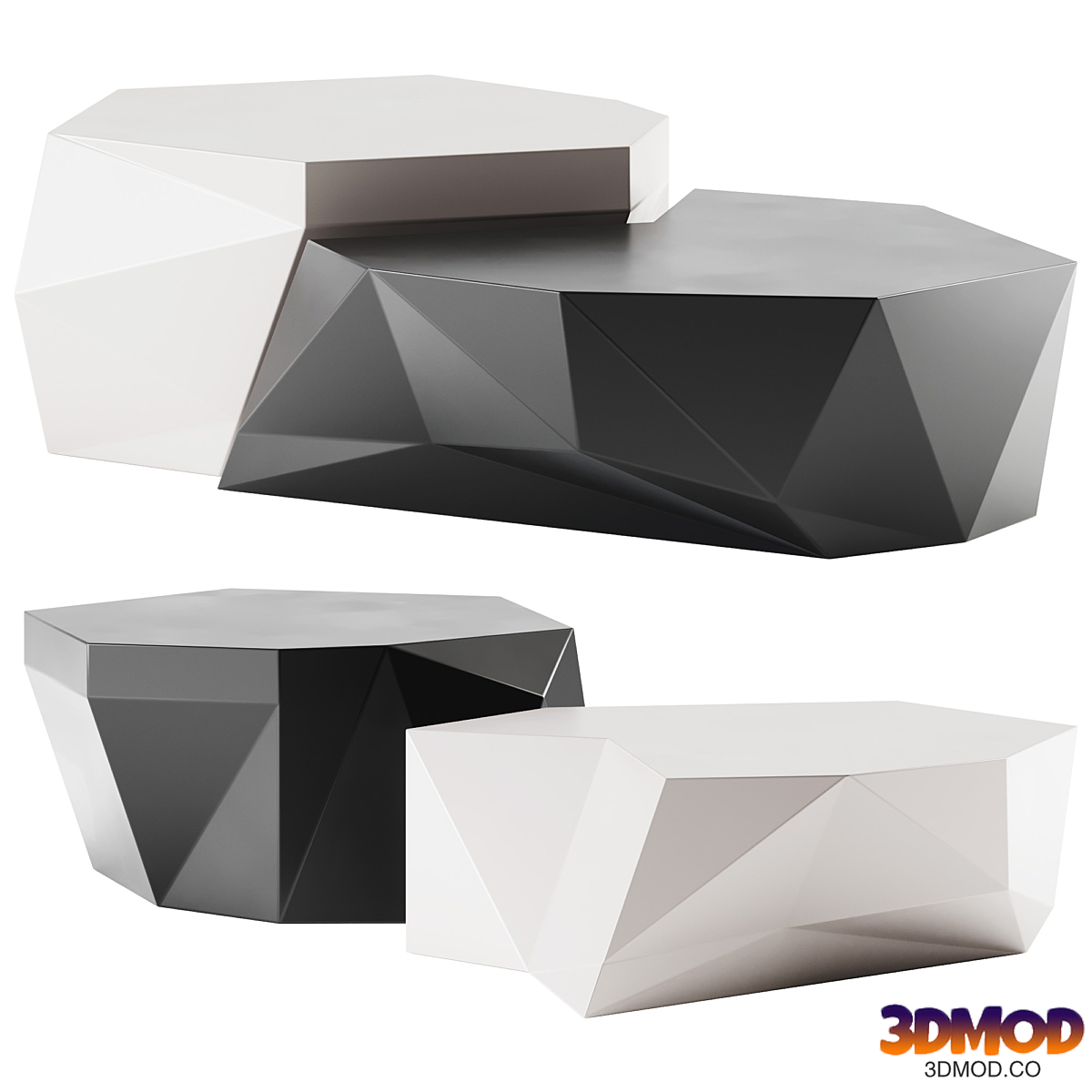 Prism Coffee Tables by VIP Saloti