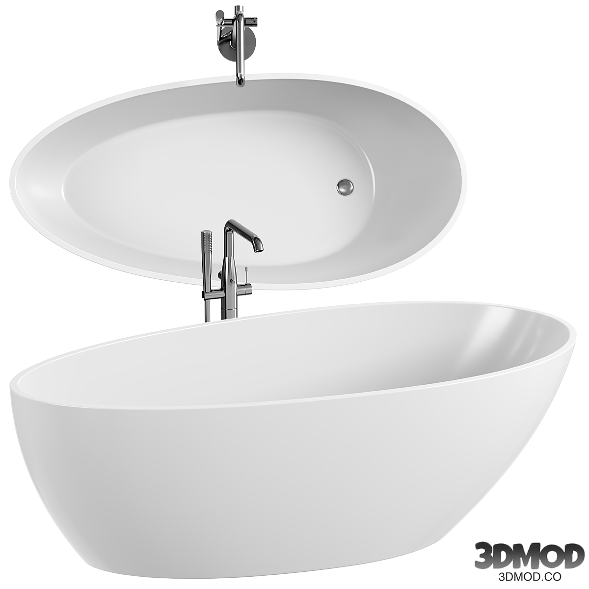 Aqua de Marco Calipso artificial stone bathtub