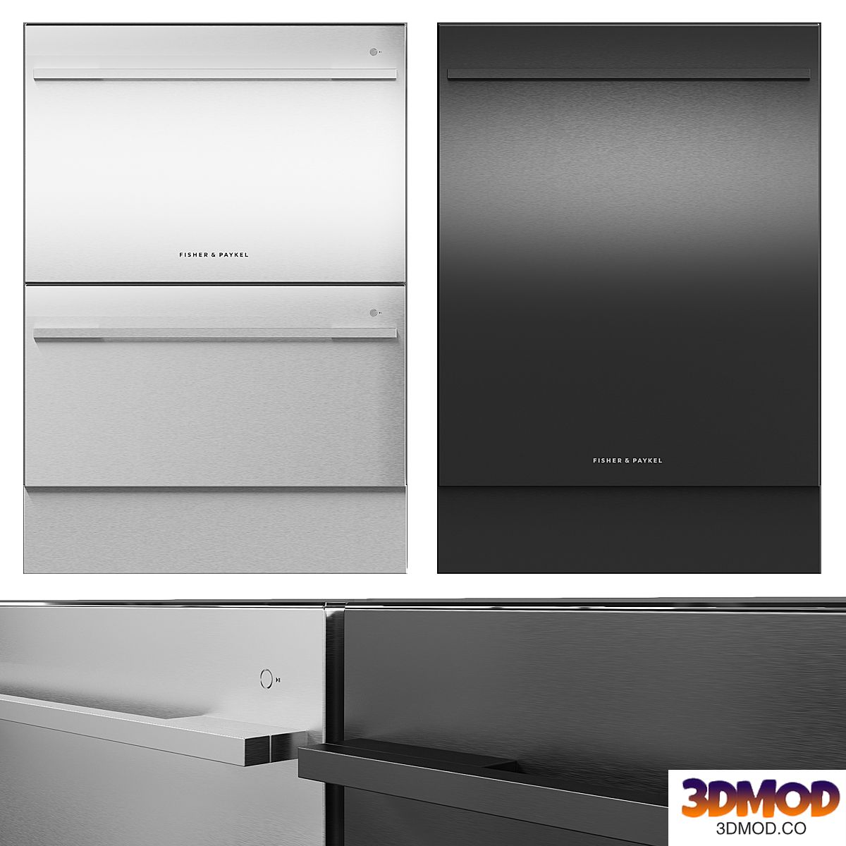 Dishwasher Fisher & Paykel DD60DDFX9, DD60DDFB9, DW60UD6X, DW60UD6B