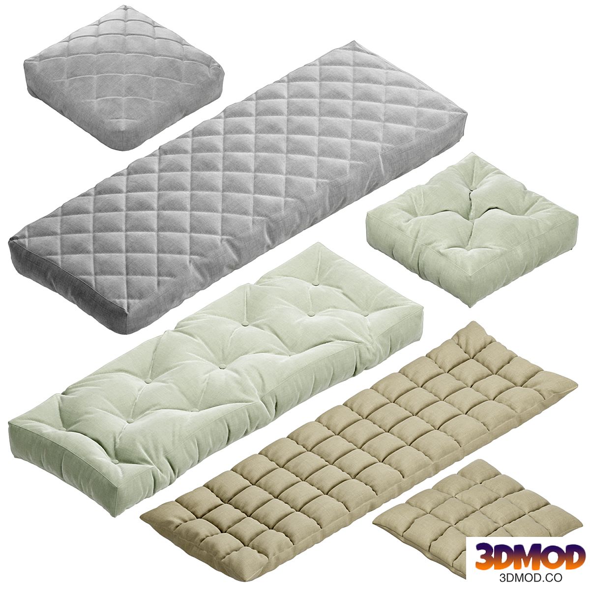 Seat pillow set 5