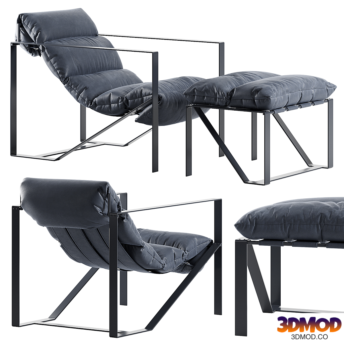Casa de Alessa - Magrela Armchair and Ottoman