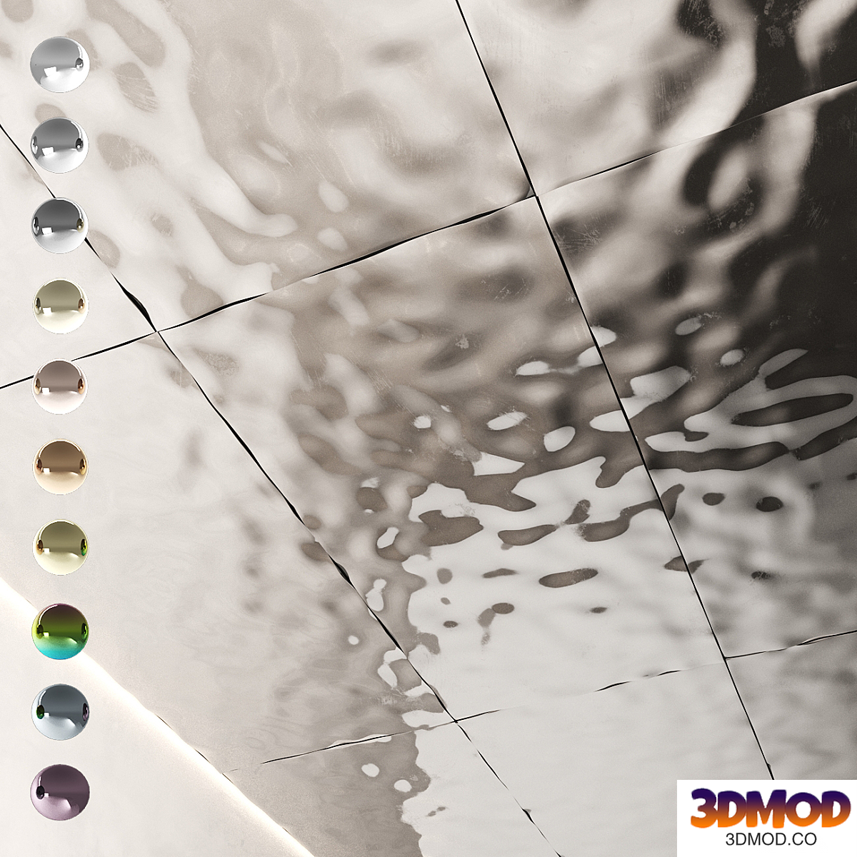 Decorative water ripple steel sheets 06