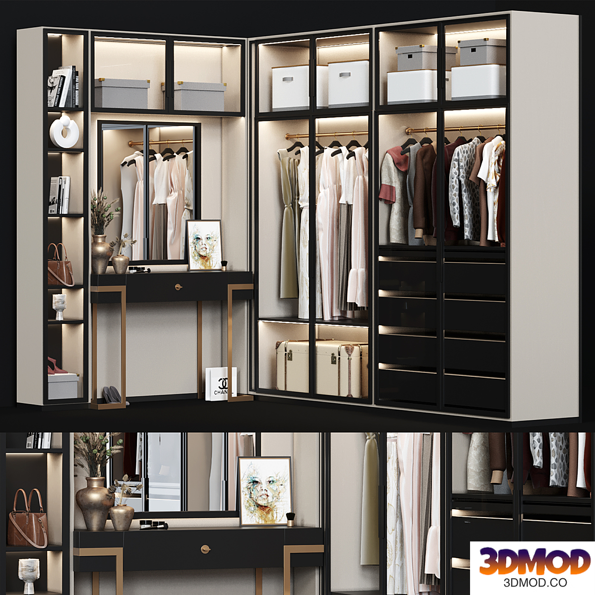 Wardrobe modern 10