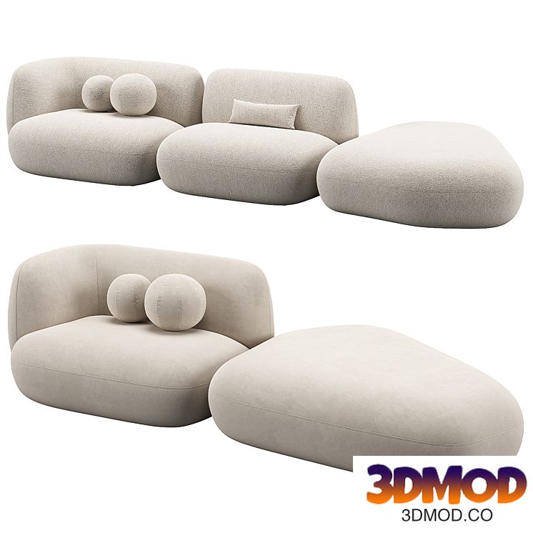Jade Sofa 3 by Potocco