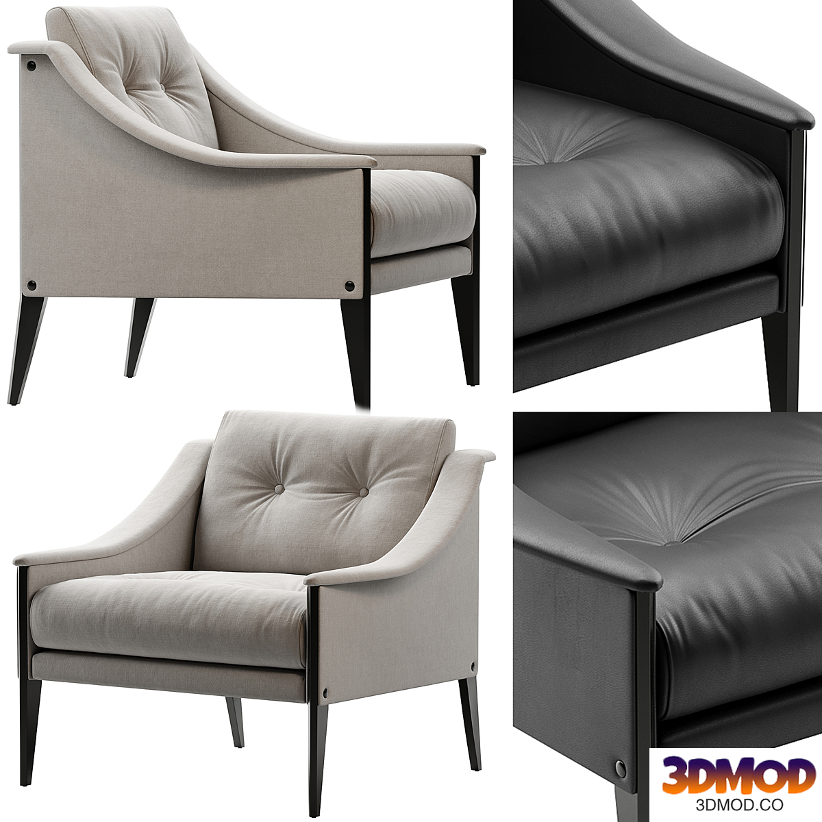 Dezza armchair Poltrona Frau