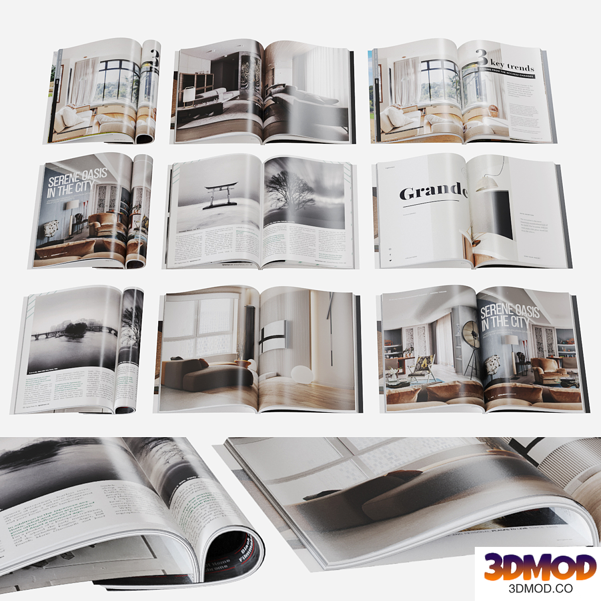 Open Magazine Set 001