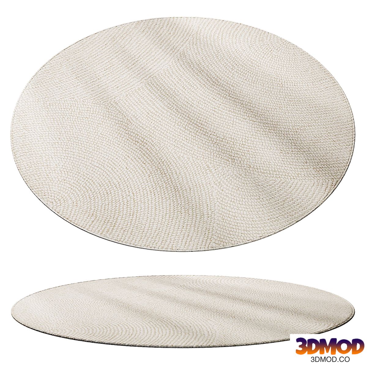 Round rug Eleni, Westwing Collection