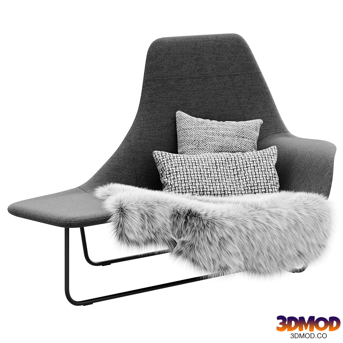 Chaise Longue 921 Lama by Zanotta