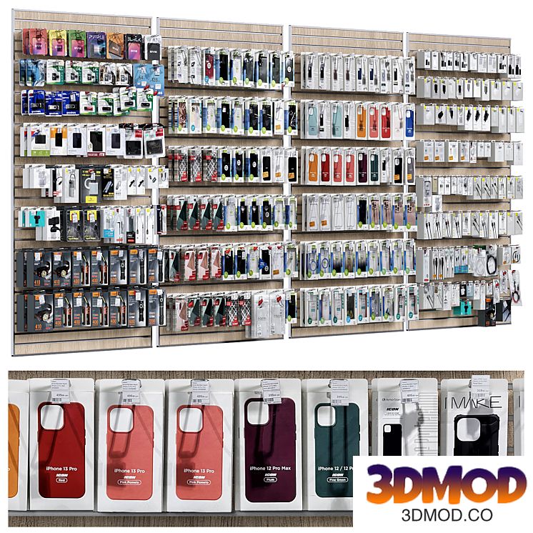 Mobile store shelves