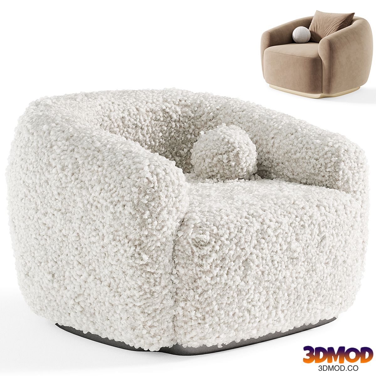 Coral Armchair By paolocastelli