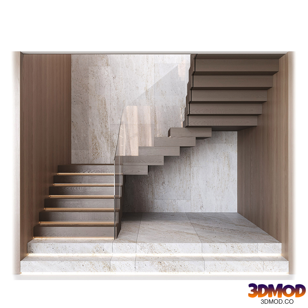 Modern interior stairs 16