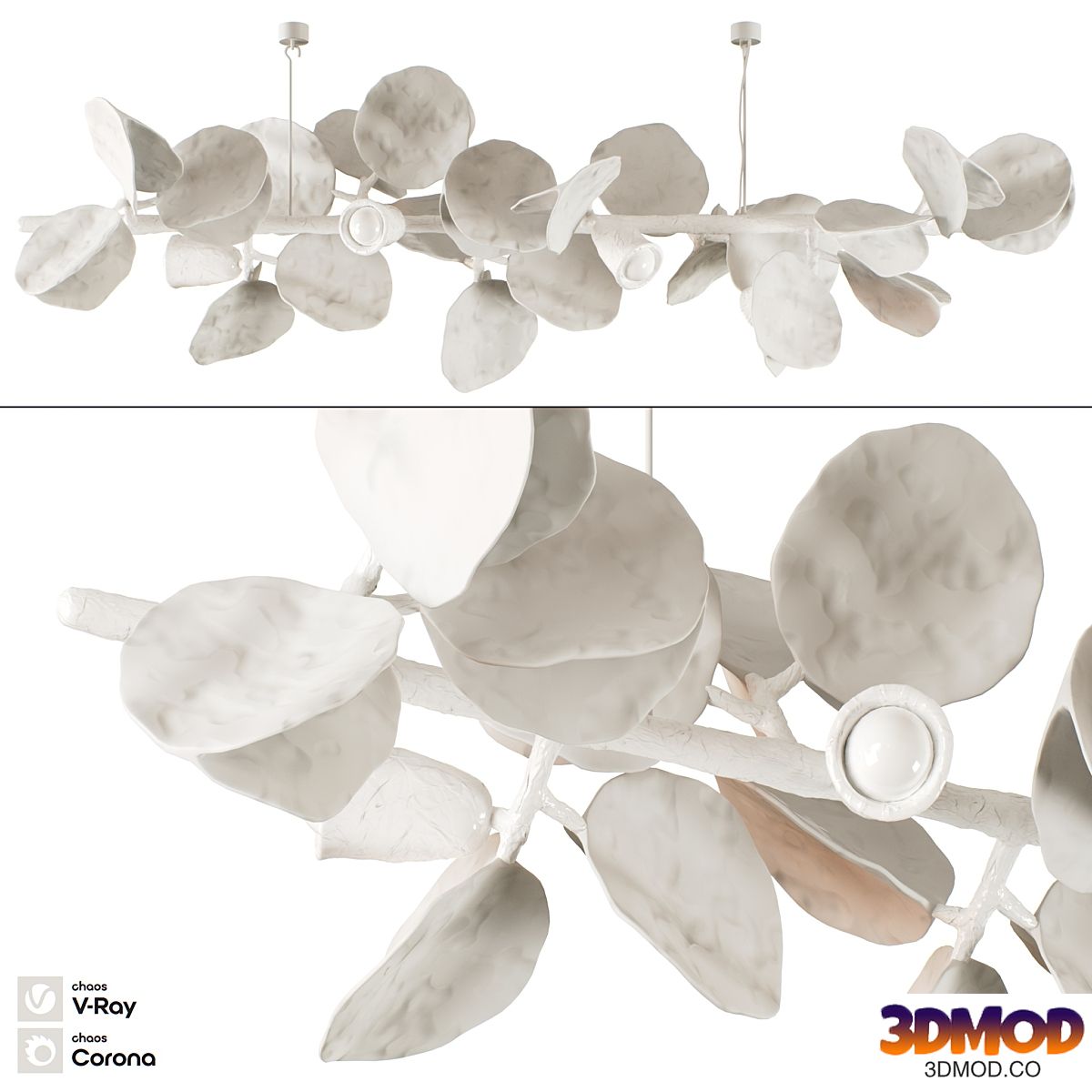 Pendant lamp Olga Engel Moonpapier Branch