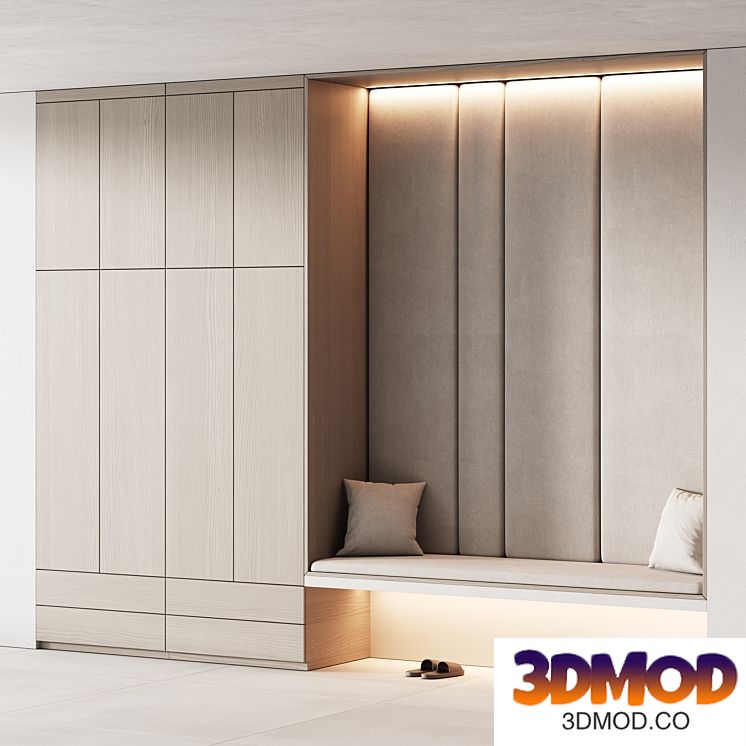 509 hallway zone 12 minimal modular soft wall panels hall niche