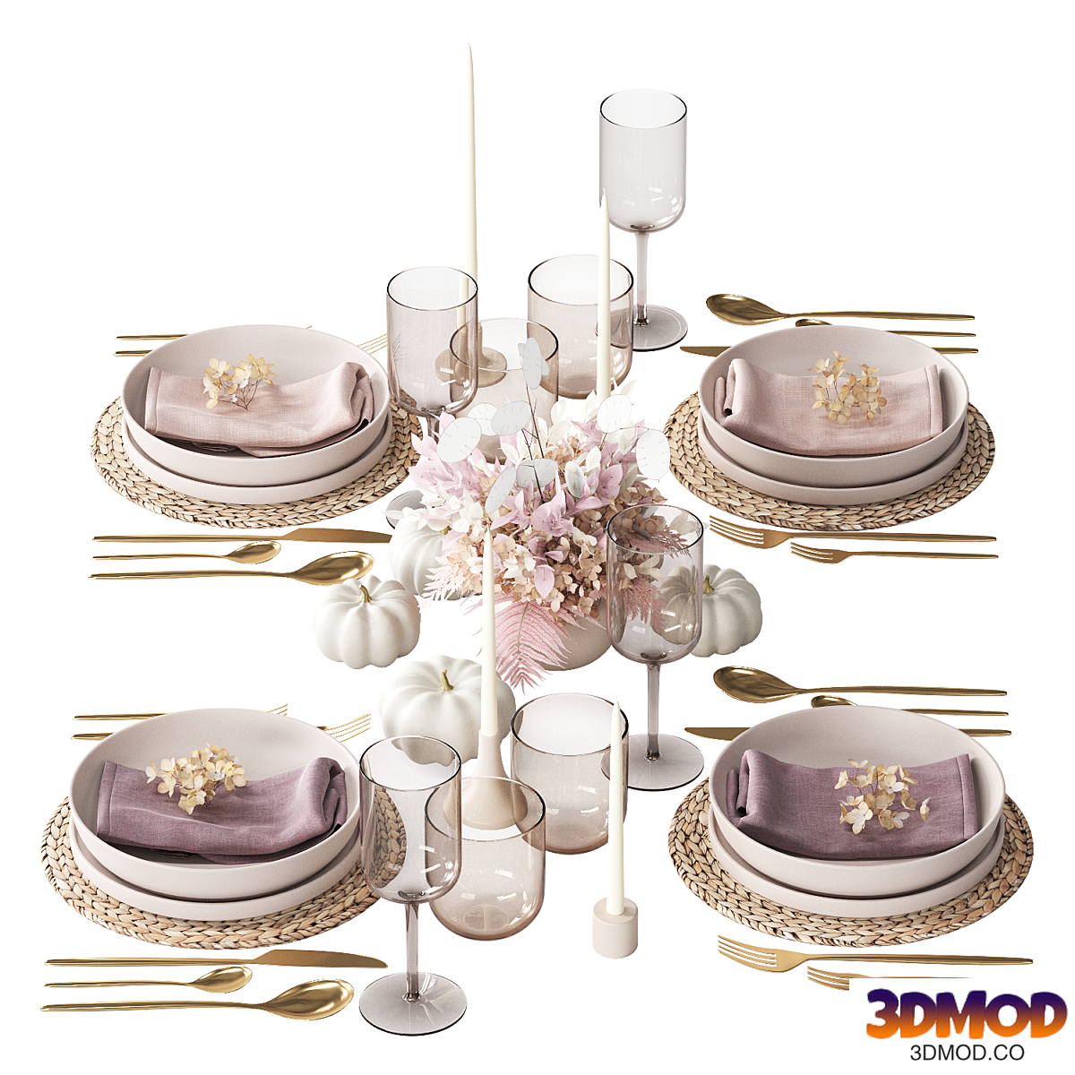 Autumn table setting