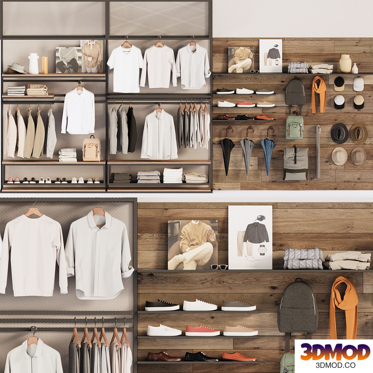 Wardrobe Rack for clothing store
