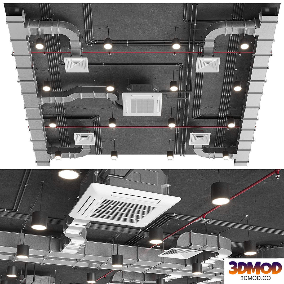Ventilation system set 01