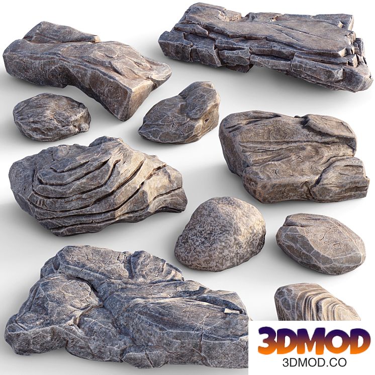 Low Poly Rocks