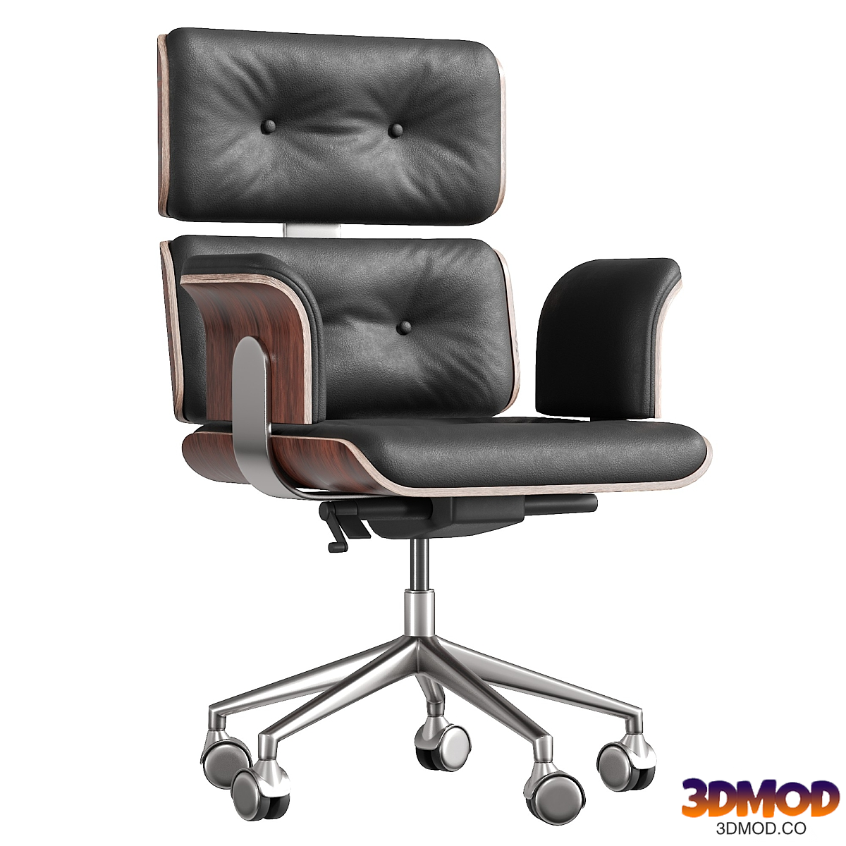 Altek Armadillo Swivel Chair Black