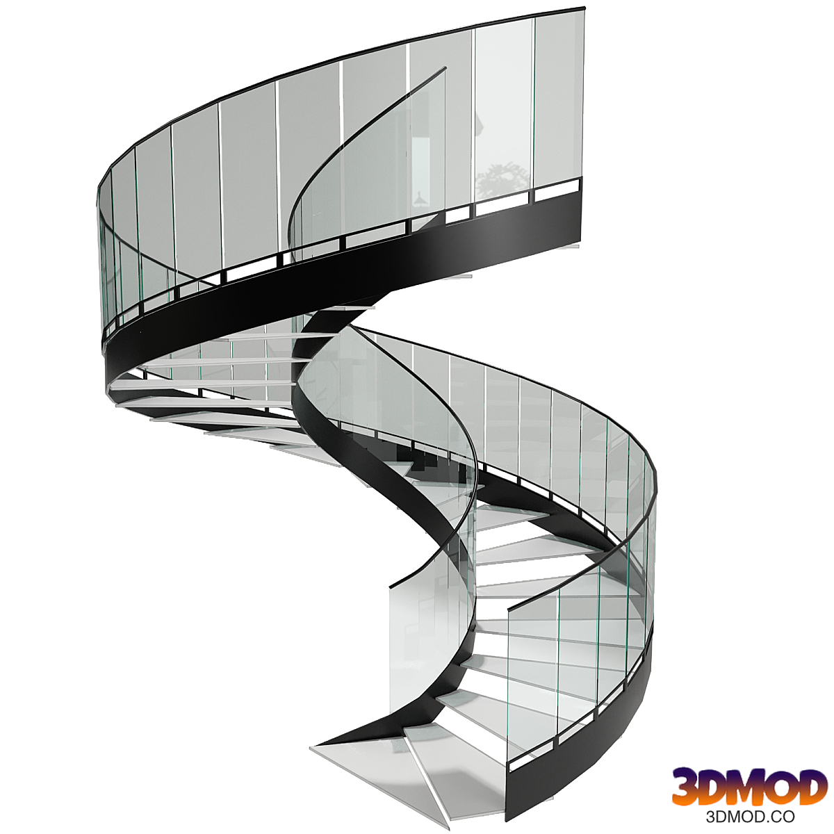 MODERN SPIRAL STAIR NO36