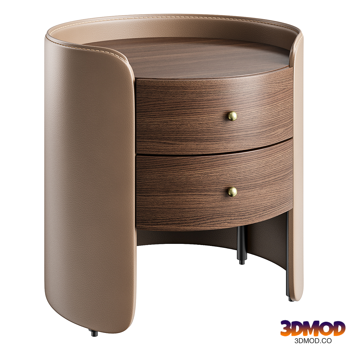 Bedside table Firmo brown