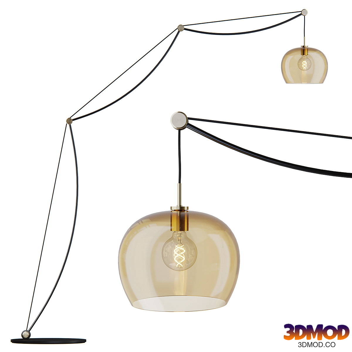 Floor lamp La Ligne floor lamp by Roche Bobois