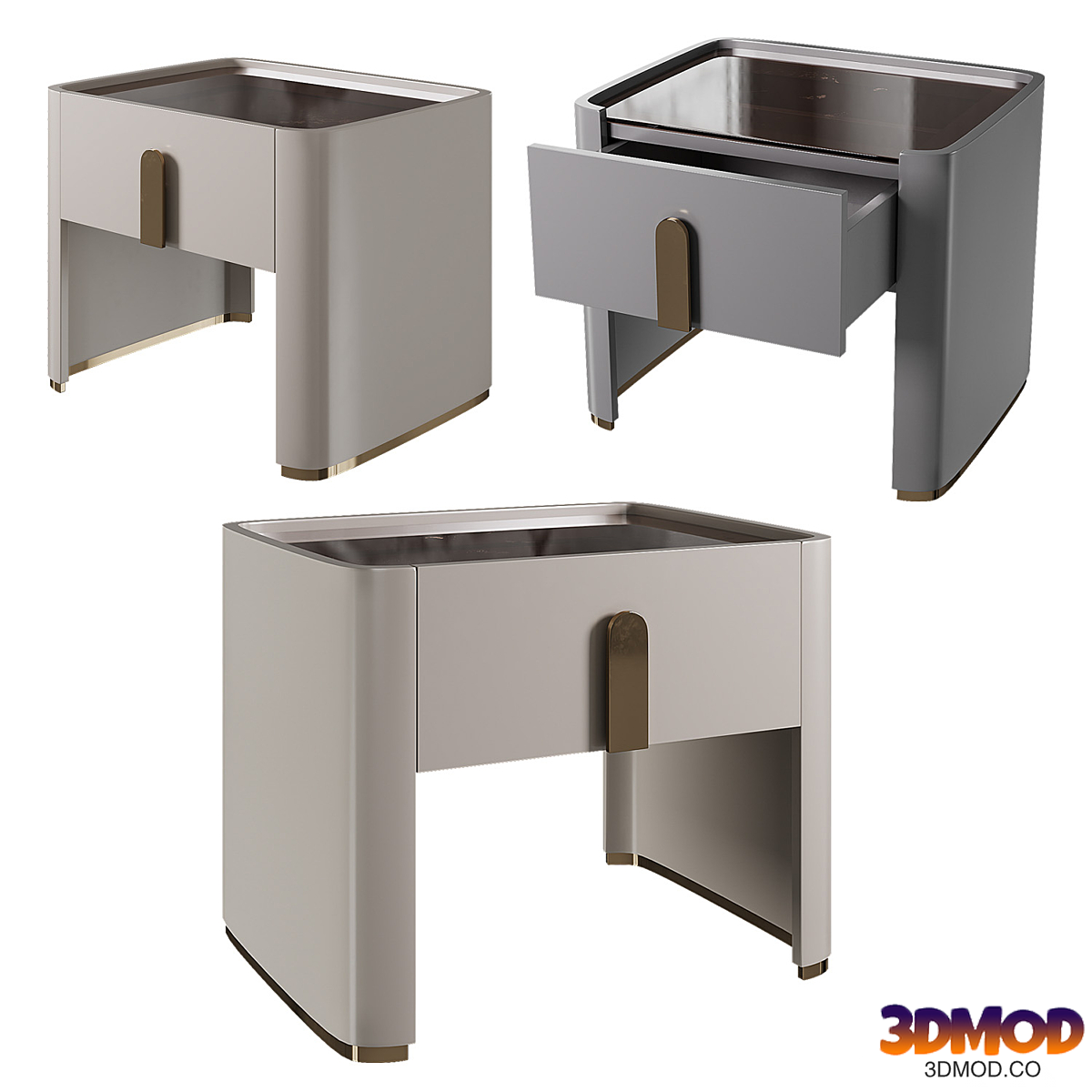 Modern bedside table Eden XL
