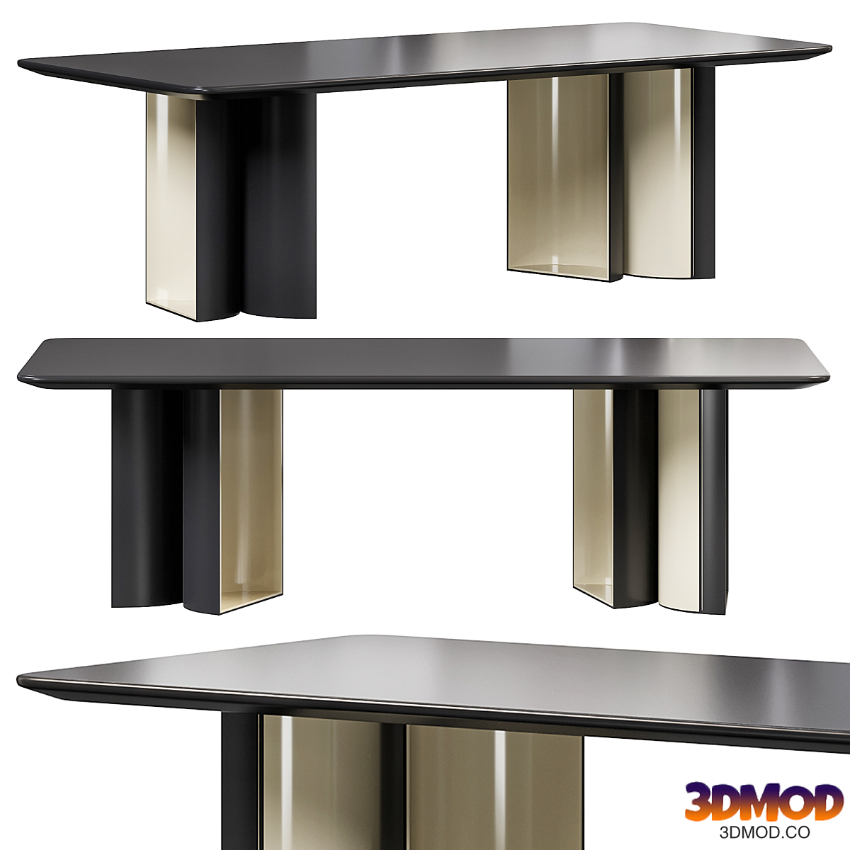 Pavillion Rectangular table by Luxurylivinggroup