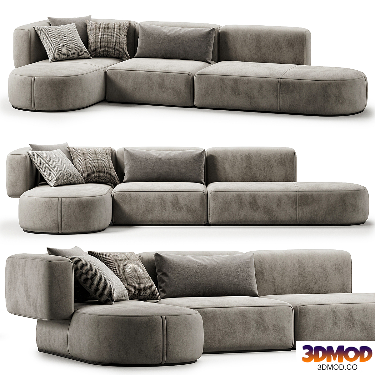 Corner Bowy Sofa