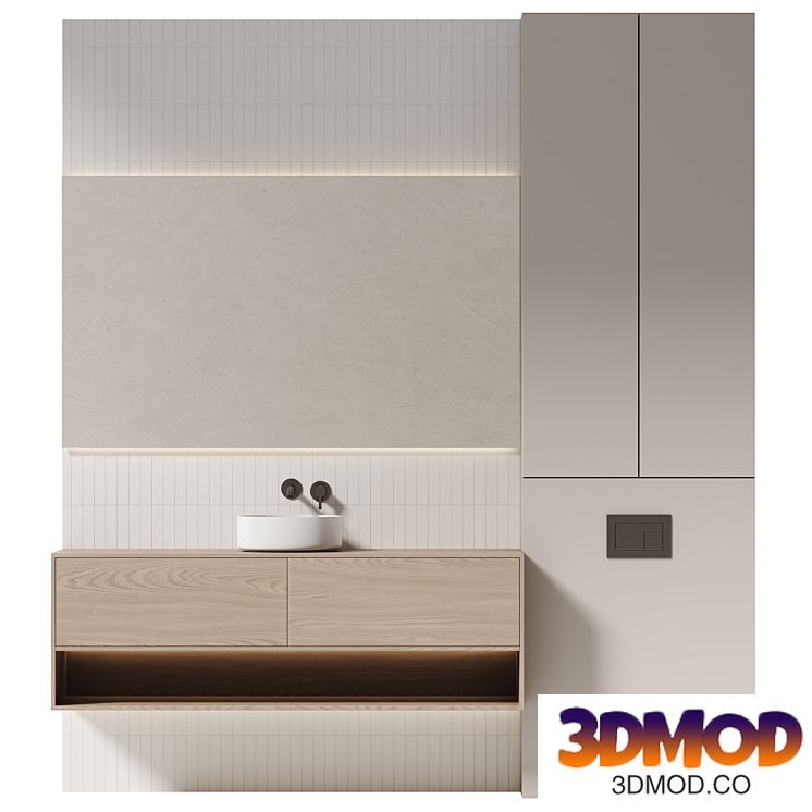 Bathroom furniture set 05