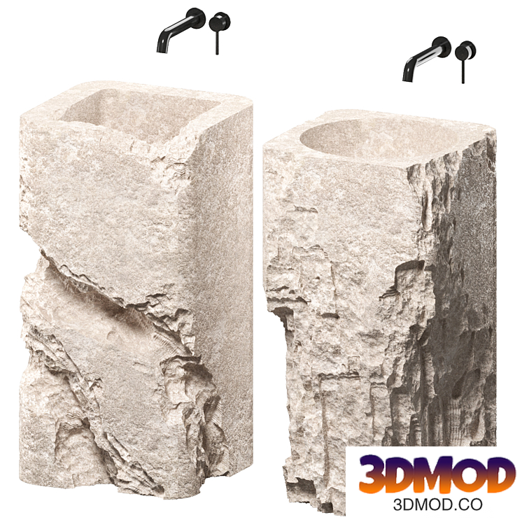 stone wash basin set6