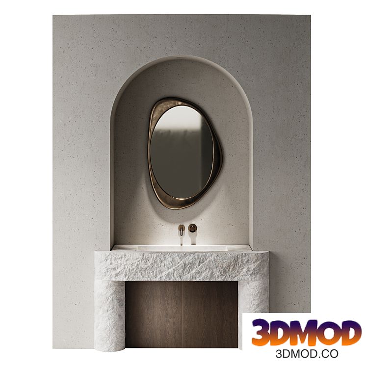 Natural stone washbasin 02