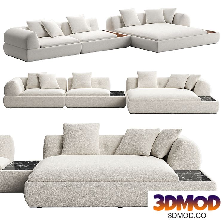 Supermoon Sofa 02 by Minotti
