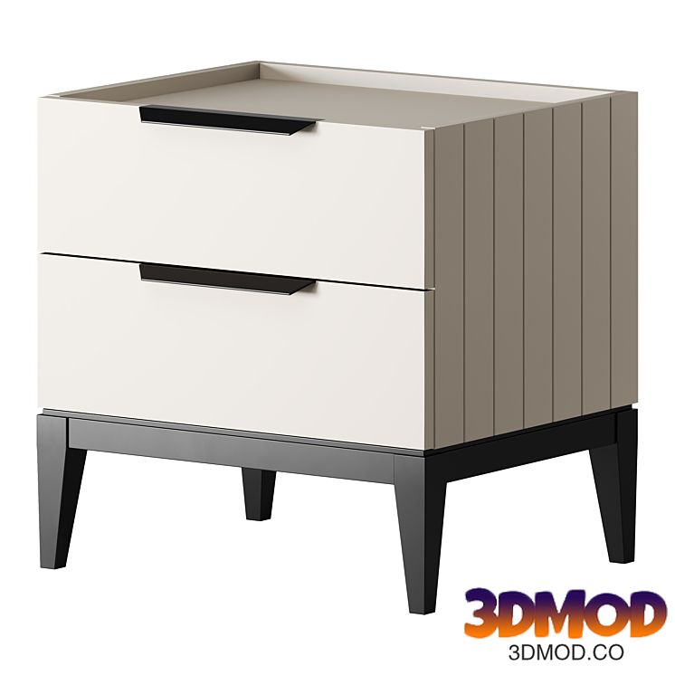 Metropolitan bedside table from Dantone Home
