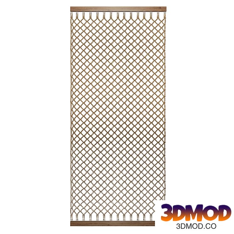 Partition using macrame technique